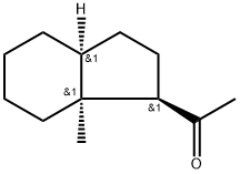 Ketone, 3abeta,4,5,6,7,7a-hexahydro-7abeta-methyl-1alpha-indanyl methy l Struktur