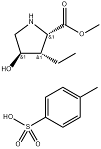 L-Proline, 3-ethyl-4-hydroxy-, methyl ester, (3S,4R)-, 4-methylbenzenesulfonate (1:1)