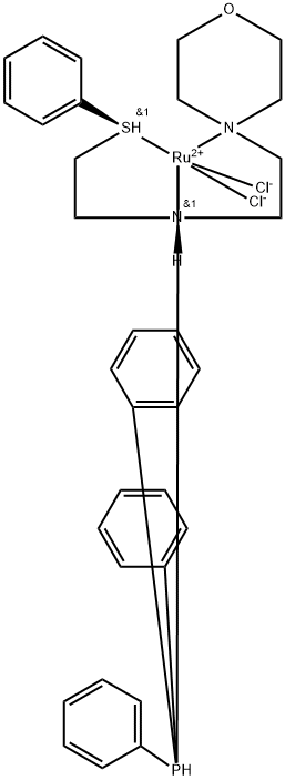 N4](triphenylphosphine)ruthenium(II) Struktur