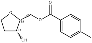 (2R,3R)-3-hydroxytetrahydrofuran-2-yl]methyl 4-methylbenzoate Structure