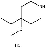 4-ethyl-4-methoxypiperidine hydrochloride Struktur