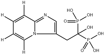 Minodronic Acid-d4 Struktur