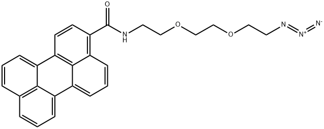 3-Perylenecarboxamide, N-[2-[2-(2-azidoethoxy)ethoxy]ethyl]- Struktur