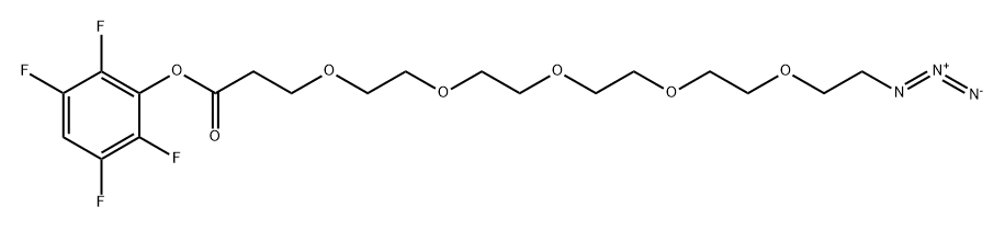 Azido-PEG5-TFP ester Struktur