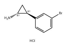 2-(3-bromophenyl)cyclopropanamine hydrochloride Structure