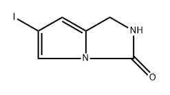 6-Iodo-1H,2H,3H-pyrrolo[1,2-c]imidazol-3-one Struktur