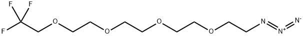 1,1,1-Trifluoroethyl-PEG4-azide Struktur