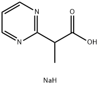 Sodium 2-(pyrimidin-2-yl)propanoate Struktur