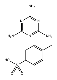 1,3,5-triazine-2,4,6-triamine 4-methylbenzenesulfonate (1:1) Struktur