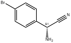 (R)-2-(4-bromophenyl)-2-hydroxyacetonitrile Struktur