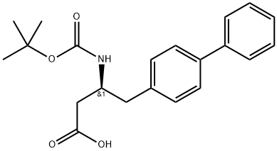 [1,1'-Biphenyl]-4-butanoic acid, β-[[(1,1-dimethylethoxy)carbonyl]amino]-, (S)- (9CI) Struktur