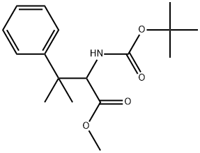 Phenylalanine, N-[(1,1-dimethylethoxy)carbonyl]-β,β-dimethyl-, methyl ester Struktur