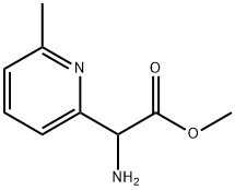 methyl 2-amino-2-(6-methylpyridin-2-yl)acetate Struktur