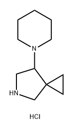 7-(Piperidin-1-yl)-5-azaspiro[2.4]heptane dihydrochloride Struktur