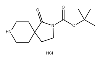 2-N-BOC-2,8-DIAZASPIRO[4.5]DECAN-1-ONE HYDROCHLORIDE Struktur