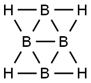 Tetraborane(10). Struktur