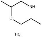 Morpholine, 2,5-dimethyl-, hydrochloride Struktur