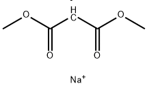 Propanedioic acid, dimethyl ester, ion(1-), sodium (1:1) Struktur