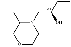 4-Morpholineethanol, α,3-diethyl-, (αR)- Struktur