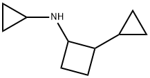 N,2-dicyclopropylcyclobutan-1-amine Struktur