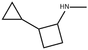 2-cyclopropyl-N-methylcyclobutan-1-amine Struktur