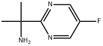 2-(5-fluoropyrimidin-2-yl)propan-2-amine Struktur