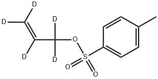 2-Propen-1,1,2,3,3-d5-1-ol, 1-(4-methylbenzenesulfonate) Struktur