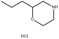 Morpholine, 2-propyl-, hydrochloride Struktur