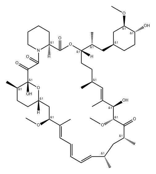 Rapamycin, 27-deoxo- Struktur