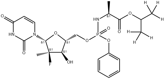 Sofosbuvir D6 Struktur