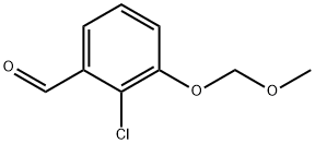 2-Chloro-3-(methoxymethoxy)benzaldehyde Struktur