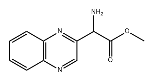 methyl 2-amino-2-(quinoxalin-2-yl)acetate Struktur