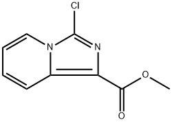 methyl 3-chloroimidazo[1,5-a]pyridine-1-carboxylate Struktur