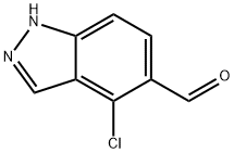 4-Chloro-1H-indazole-5-carbaldehyde Struktur