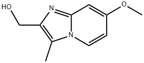 {7-methoxy-3-methylimidazo[1,2-a]pyridin-2-yl}methanol Struktur