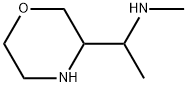 3-Morpholinemethanamine, N,α-dimethyl- Struktur