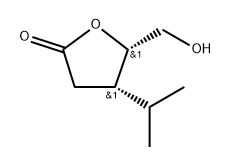 D-threo-Pentonic acid, 2,3-dideoxy-3-(1-methylethyl)-, gamma-lactone (9CI) Struktur