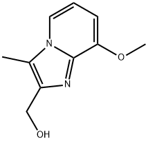 {8-methoxy-3-methylimidazo[1,2-a]pyridin-2-yl}methanol Struktur