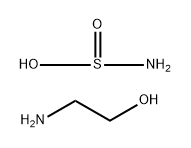 Amidosulfurous acid, compd. with 2-aminoethanol (1:1) Struktur