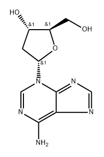 3-(2-Deoxy-α-D-erythro-pentofuranosyl)-3H-purin-6-amine Struktur