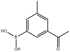 (3-Acetyl-5-methylphenyl)boronic acid Struktur