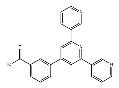 3-([3,2':6',3''-terpyridin]-4'-yl)benzoic acid Struktur