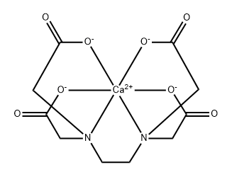 (Ethylenediaminetetraacetato)calcium(2-) Struktur