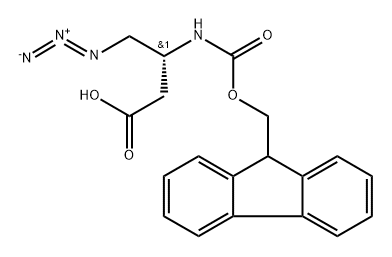 Fmoc-D-Dbu(N3)-OH Struktur