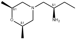 4-Morpholineethanamine, α-ethyl-2,6-dimethyl-, (αR,2R,6S)- Struktur