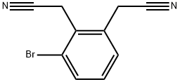 3-bromo-1,2-benzenediacetonitrile Struktur