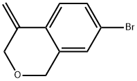 7-bromo-4-methyleneisochromane Struktur