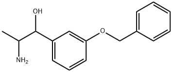 Metaraminol Related Compound B (25 mg) (2-Amino-1-[3-(benzyloxy)phenyl]propan-1-ol) Struktur