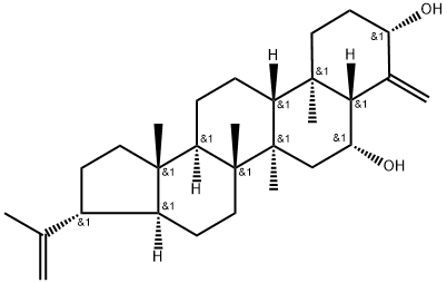 21αH-24-Norhopa-4(23),22(29)-diene-3β,6β-diol Struktur