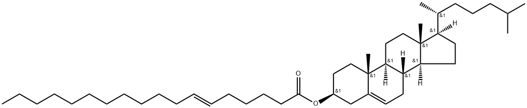 Cholest-5-en-3-ol (3β)-, 6-octadecenoate, (E)- (9CI) Struktur